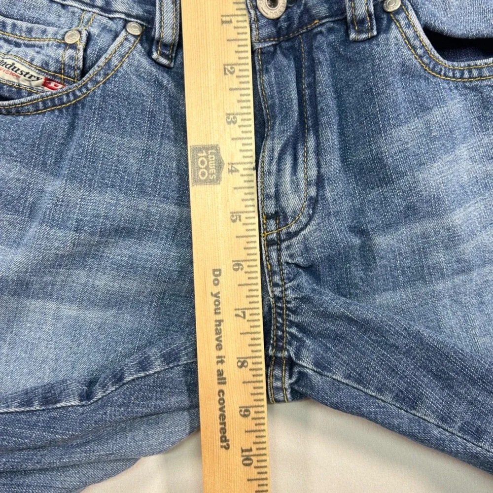 Diesel Bootcut Jeans Women 29 Blue Denim Low Rise Made in Italy Medium Wash